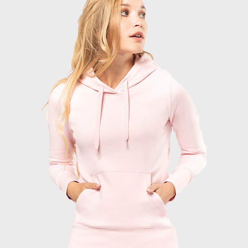 Sweat-shirt à capuche Femme Bio