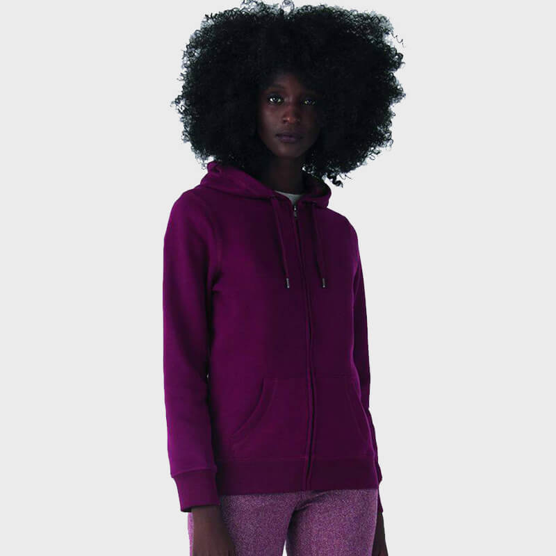 Sweat-shirt zippé Femme