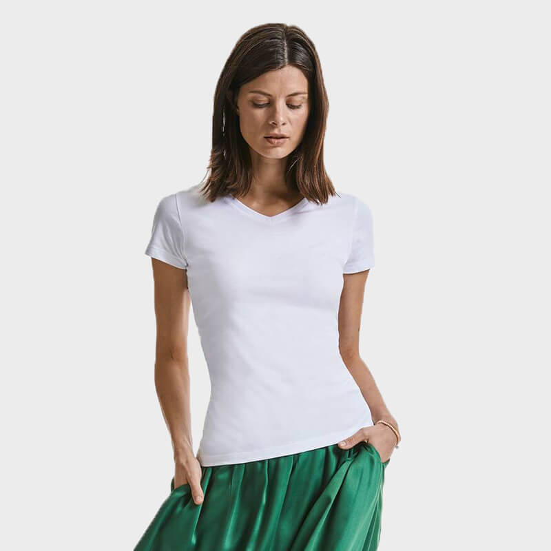 T-shirt Femme col V Bio