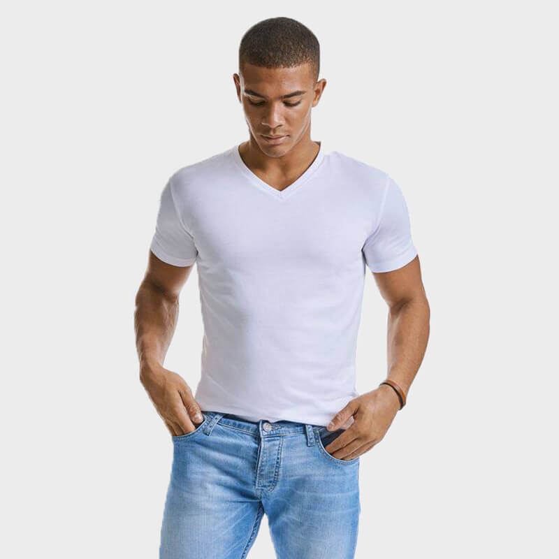 T-shirt Homme col V Bio