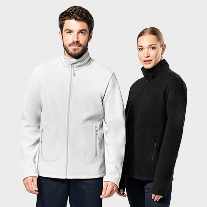 Veste micropolaire écoresponsable unisexe